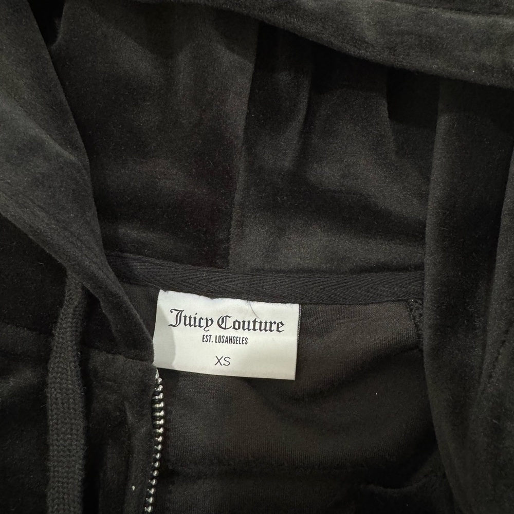 Juicy Couture OG BIG BLING VELOUR HOODIE - Picture 4 of 4